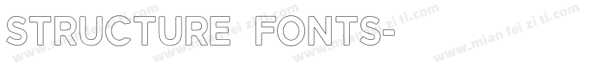 Structure Fonts字体转换